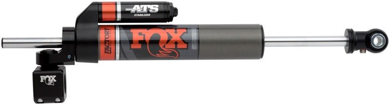 Fox 2007+ Jeep JK 2.0 Factory Series ATS Steering Stabilizer 22.15in Ext L - Orange Heritage Logo - Crew Original