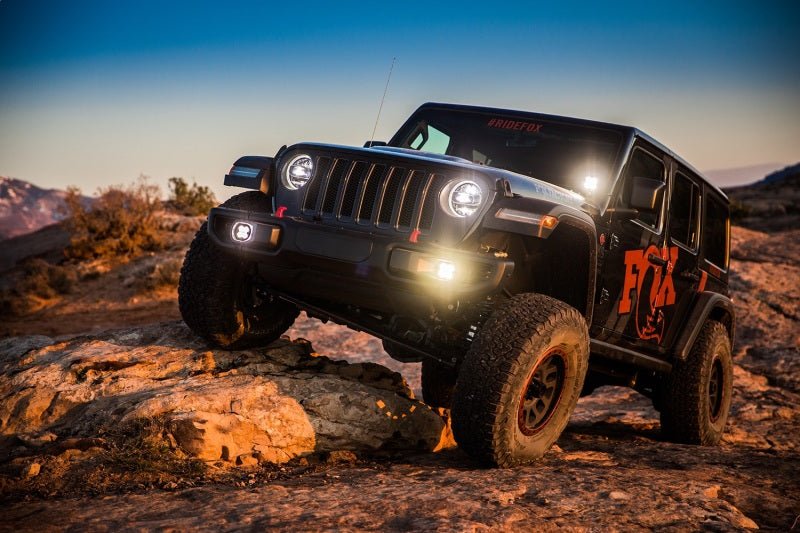 Fox 2018+ Jeep Wrangler JL 2.0 Performance Series 7.43in. Smooth Body IFP Steering Stabilizer (Alum) - Crew Original