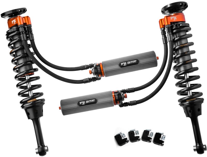 Fox Ford Raptor 3.0 Factory Series 7.9in Int. Bypass Remote Res. Front Coilover Set DSC Adj. - Blk - Crew Original