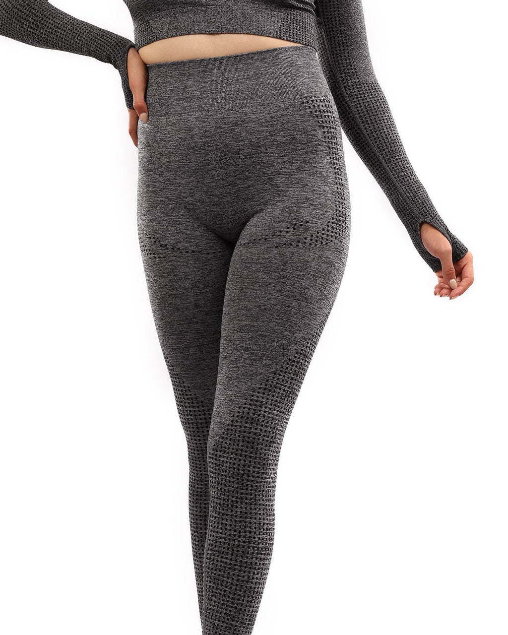 Fratessa Seamless Legging - Charcoal - Crew Original