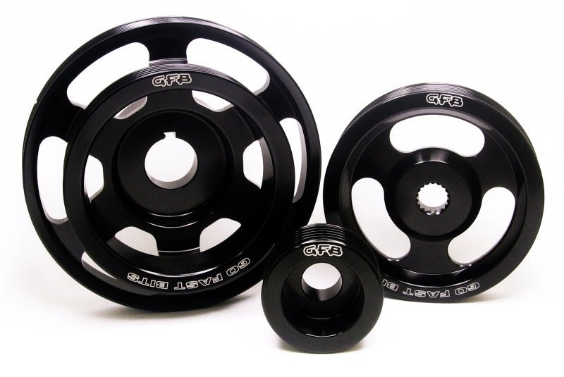 GFB 08+ WRX/STi / 09+ Forester / 03-09 LGT 3 pc Underdrive/Non-Underdrive Pulley Kit - Crew Original