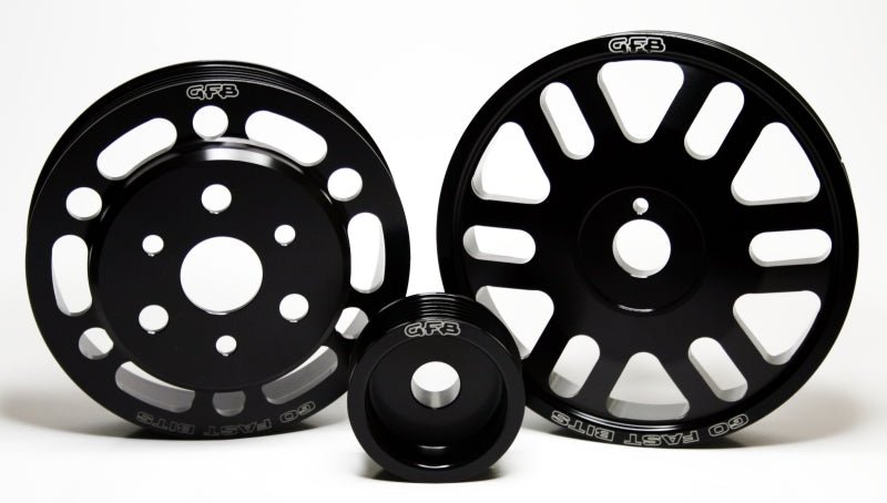 GFB 13 Subaru BRZ / 13 Scion FR-S 3 Pc L/W Pulley Kit (Inc Crank/Alternator/Water Pump Pulleys) - Crew Original