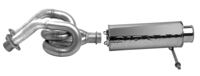 Gibson 04-07 Yamaha YXR66F Rhino 660 Base Single Exhaust - Stainless - Crew Original