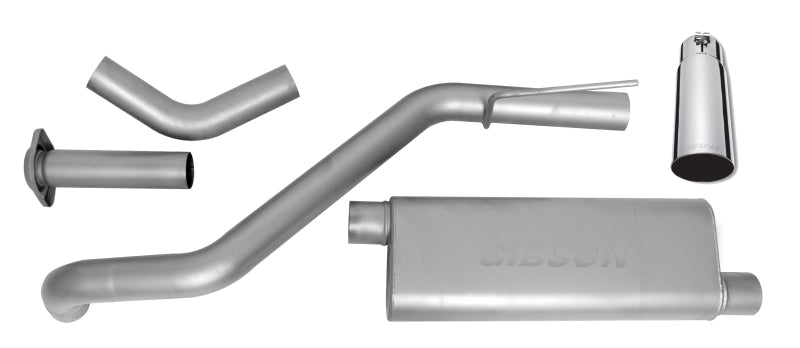 Gibson 05-07 Jeep Grand Cherokee Laredo 4.7L 3in Cat-Back Single Exhaust - Stainless - Crew Original