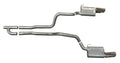 Gibson 05-10 Ford Mustang Base 4.0L 2.5in Cat-Back Dual Exhaust - Aluminized - Crew Original