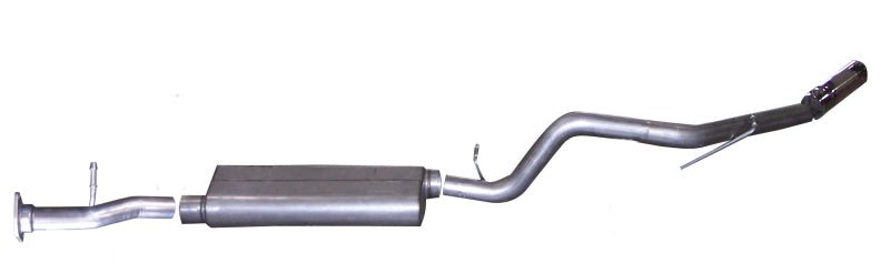 Gibson 06-09 Chevrolet Trailblazer LT 4.2L 2.5in Cat-Back Single Exhaust - Aluminized - Crew Original