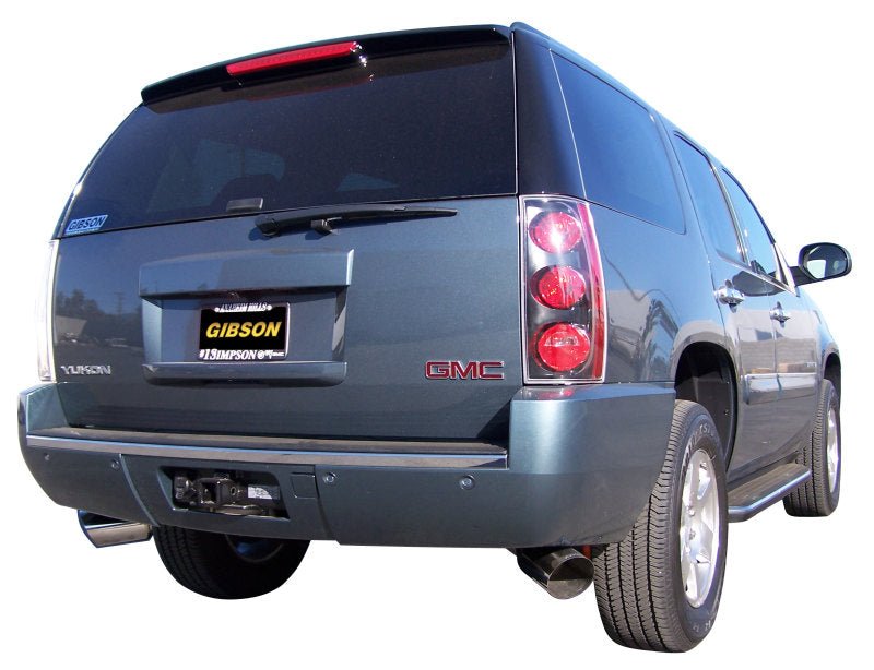 Gibson 07-10 Cadillac Escalade ESV Base 6.2L 2.5in Cat-Back Dual Extreme Exhaust - Aluminized - Crew Original