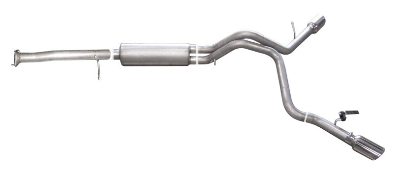 Gibson 07-10 Cadillac Escalade ESV Base 6.2L 2.5in Cat-Back Dual Extreme Exhaust - Aluminized - Crew Original