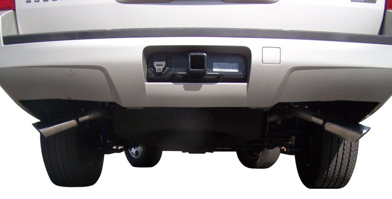 Gibson 07-12 Chevrolet Avalanche LS 5.3L 2.25in Cat-Back Dual Extreme Exhaust - Aluminized - Crew Original