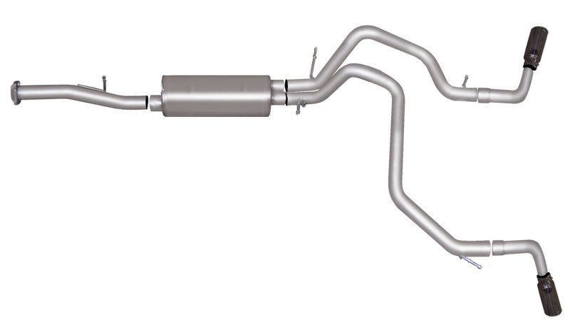 Gibson 07-12 Chevrolet Avalanche LS 5.3L 2.25in Cat-Back Dual Extreme Exhaust - Stainless - Crew Original