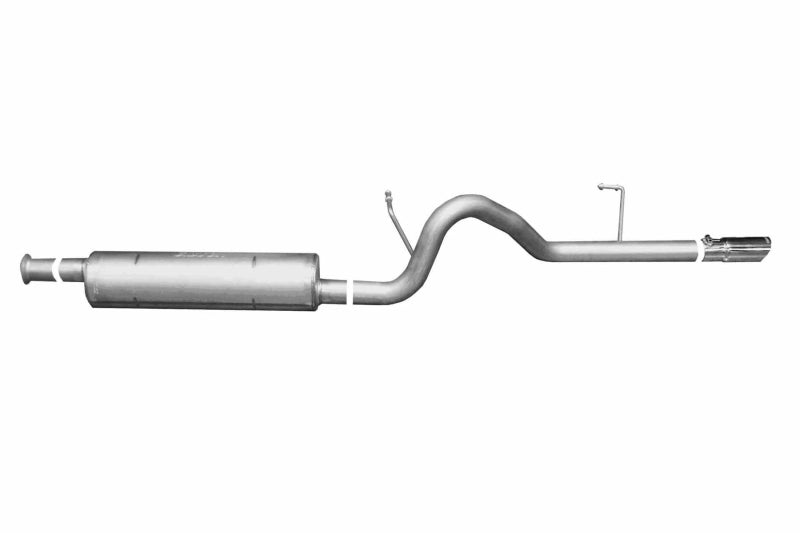 Gibson 08-12 Jeep Liberty Limited 3.7L 2.5in Cat-Back Single Exhaust - Stainless - Crew Original