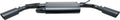 Gibson 10-11 Jeep Wrangler JK Sport 3.8L 2.5in Cat-Back Dual Extreme Exhaust - Black Elite (Ceramic) - Crew Original