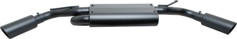 Gibson 10-11 Jeep Wrangler JK Sport 3.8L 2.5in Cat-Back Dual Extreme Exhaust - Black Elite (Ceramic) - Crew Original