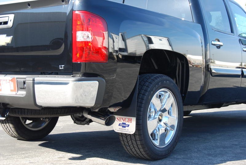 Gibson 10-13 Chevrolet Silverado 1500 LS 4.8L 2.25in Cat-Back Dual Extreme Exhaust - Stainless - Crew Original