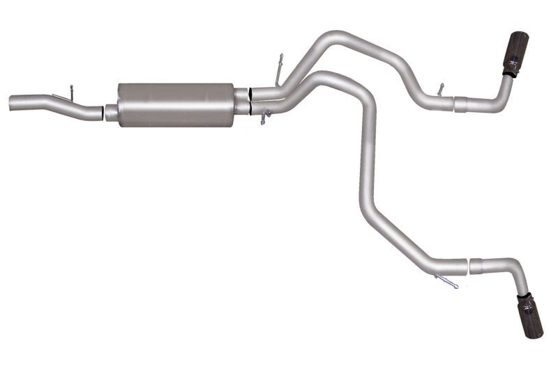 Gibson 10-14 Chevrolet Tahoe LS 5.3L 2.25in Cat-Back Dual Extreme Exhaust - Stainless - Crew Original