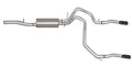 Gibson 10-14 Chevrolet Tahoe LS 5.3L 2.25in Cat-Back Dual Split Exhaust - Stainless - Crew Original