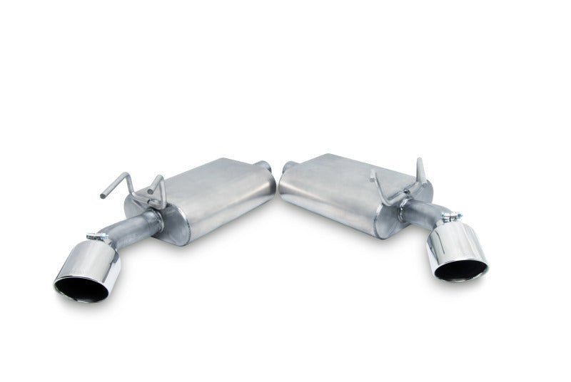 Gibson 10-15 Chevrolet Camaro LS 3.6L 2.25in Axle-Back Dual Exhaust - Stainless - Crew Original