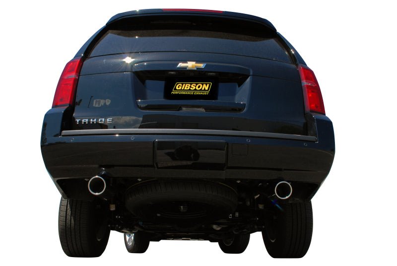 Gibson 10-19 Chevrolet Tahoe LS 5.3L 2.25in Cat-Back Dual Split Exhaust - Stainless - Crew Original