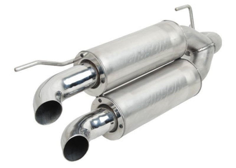 Gibson 11-13 Polaris Ranger RZR XP 900 Base Dual Exhaust - Stainless - Crew Original