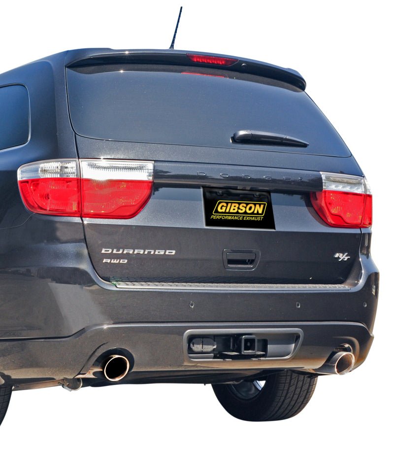 Gibson 11-18 Dodge Durango R/T 5.7L 2.25in Axle-Back Dual Exhaust - Aluminized - Crew Original