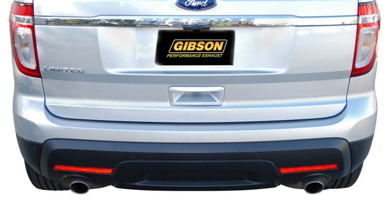 Gibson 11-18 Ford Explorer Base 3.5L 2.25in Axle-Back Dual Exhaust - Stainless - Crew Original