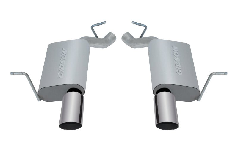Gibson 11-18 Jeep Grand Cherokee Laredo 3.6L 2.25in Axle-Back Dual Exhaust - Aluminized - Crew Original