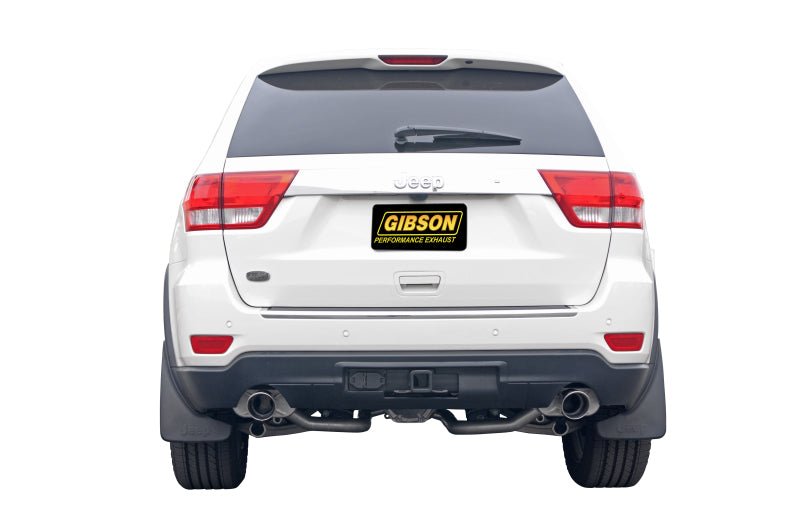 Gibson 11-18 Jeep Grand Cherokee Laredo 3.6L 2.25in Axle-Back Dual Exhaust - Stainless - Crew Original