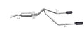Gibson 11-18 Ram 1500 Big Horn 5.7L 2.25in Cat-Back Dual Split Exhaust - Black Elite - Crew Original
