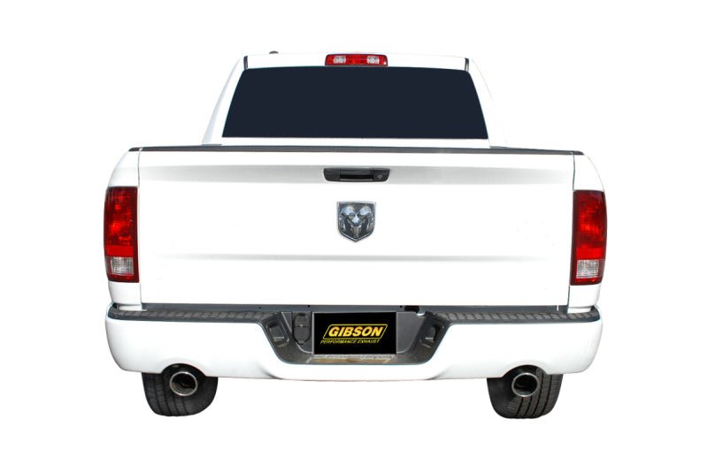 Gibson 11-18 Ram 1500 Big Horn 5.7L 2.5in Cat-Back Dual Split Exhaust - Stainless - Crew Original