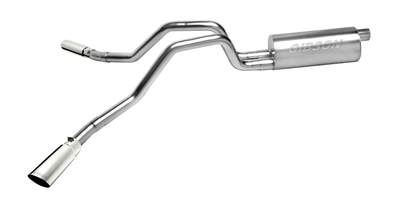 Gibson 14-18 GMC Sierra 1500 Denali 6.2L 3.5in/2.25in Cat-Back Dual Extreme Exhaust - Stainless - Crew Original