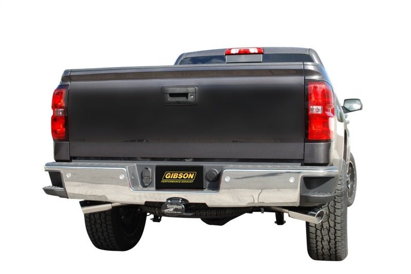 Gibson 14-18 GMC Sierra 1500 Denali 6.2L 3.5in/2.25in Cat-Back Dual Extreme Exhaust - Stainless - Crew Original