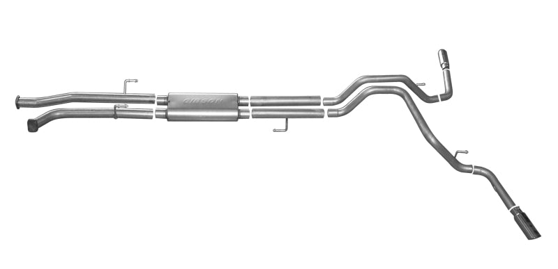 Gibson 14-19 Toyota Tundra SR 4.6L 2.5in Cat-Back Dual Extreme Exhaust - Stainless - Crew Original