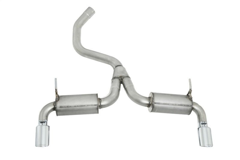Gibson 14-20 Jeep Cherokee 3.2L 2.5in/2.25in Cat-Back Dual Split Exhaust - Stainless - Crew Original
