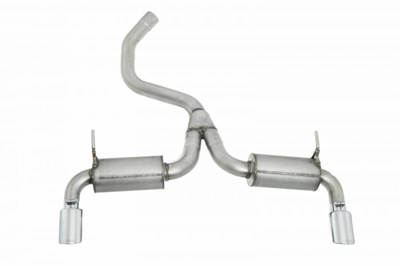 Gibson 14-20 Jeep Cherokee 3.2L 2.5in/2.25in Cat-Back Dual Split Exhaust - Stainless - Crew Original