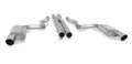 Gibson 15-17 Ford Mustang GT 5.0L 3in Cat-Back Dual Exhaust - Stainless - Crew Original