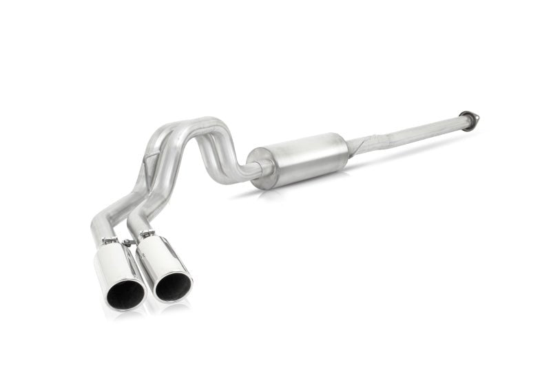 Gibson 15-19 Ford F-150 King Ranch 5.0L 3in/2.5in Cat-Back Dual Sport Exhaust - Stainless - Crew Original