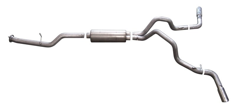 Gibson 15-19 GMC Sierra 2500 HD Base 6.0L 3.5in/3in Cat-Back Dual Extreme Exhaust - Stainless - Crew Original