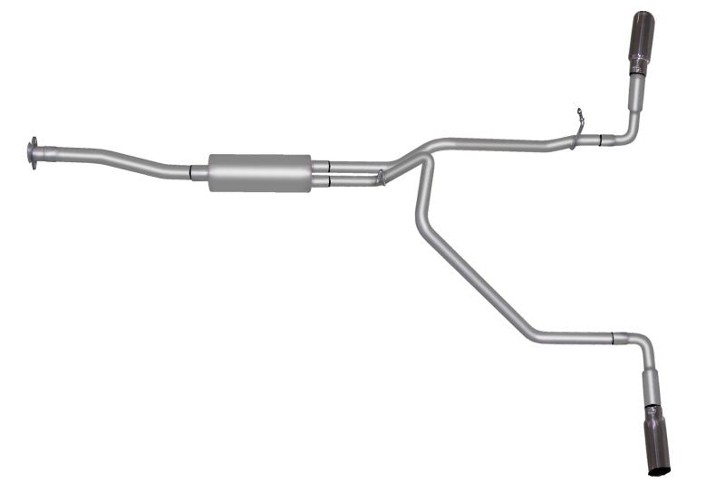 Gibson 15-22 Chevrolet Colorado LT 2.5L 2.25in Cat-Back Dual Extreme Exhaust - Aluminized - Crew Original