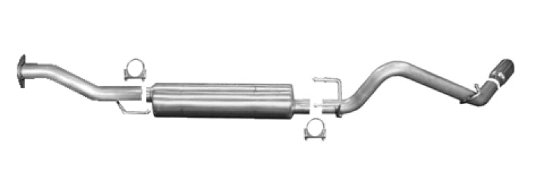 Gibson 16-22 Toyota Tacoma Limited 3.5L 2.5in Cat-Back Single Exhaust - Aluminized - Crew Original
