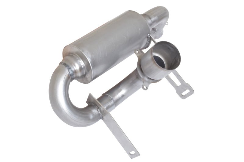 Gibson 17-20 Can-Am Maverick X3 Turbo Base 2.5in Single Exhaust - Stainless - Crew Original