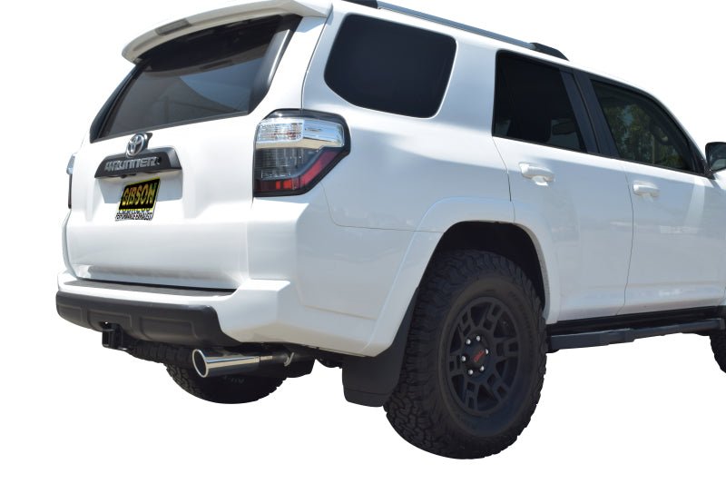 Gibson 17-22 Toyota 4Runner Base 4.0L 2.5in Cat-Back Single Exhaust - Stainless - Crew Original