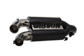 Gibson 20-22 Polaris RZP XP Dual Exhaust - Black Ceramic - Crew Original