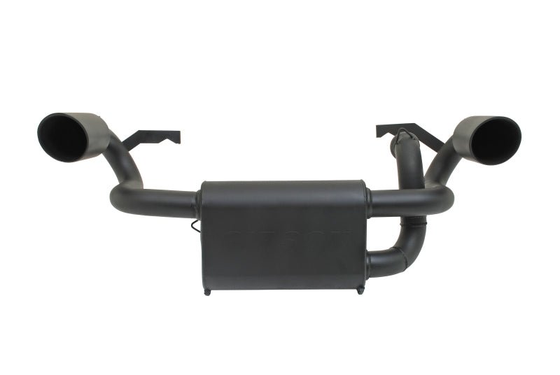 Gibson 2015 Polaris RZR S 900 Base 2.25in Dual Exhaust - Black Ceramic - Crew Original