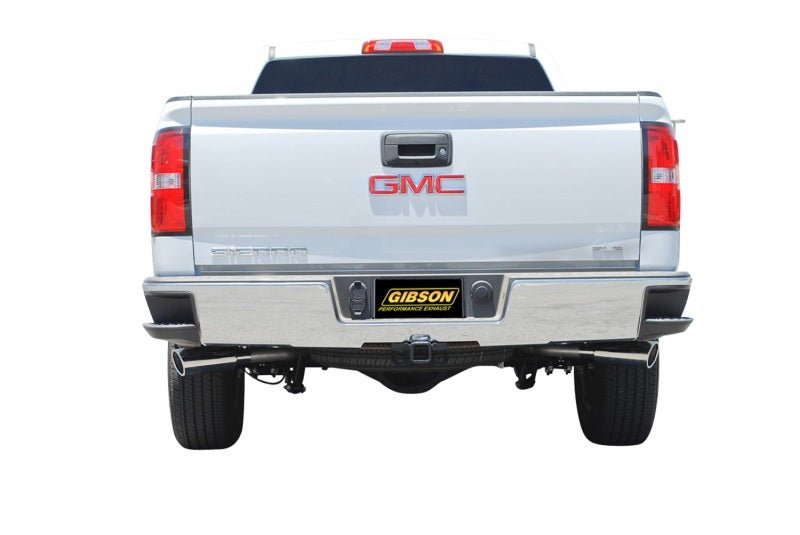 Gibson 2017 GMC Sierra 1500 Base 5.3L 3in/2.25in Cat-Back Dual Extreme Exhaust - Stainless - Crew Original