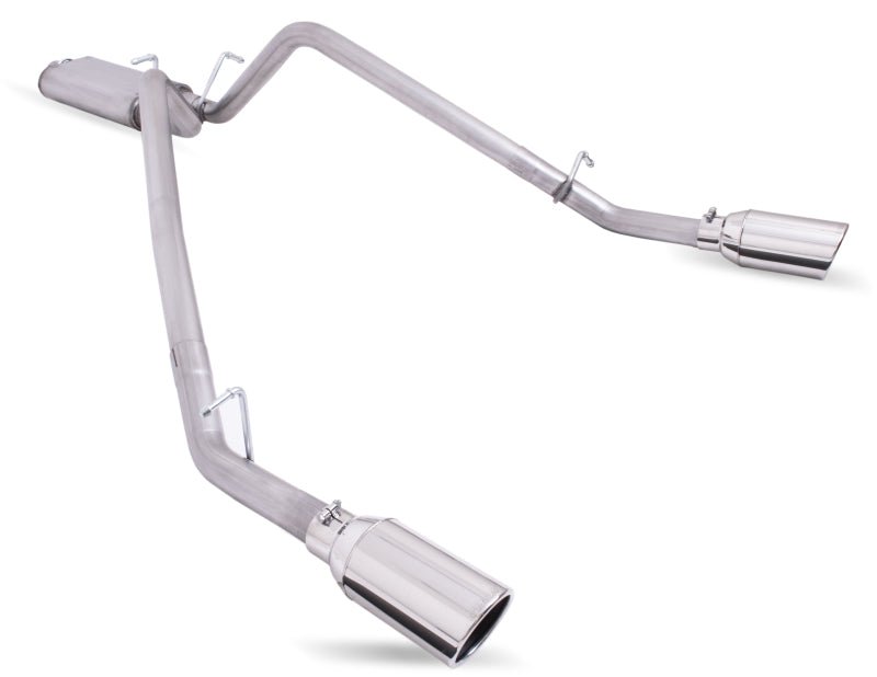 Gibson 2019 Ram 1500 Big Horn 5.7L 2.5in Cat-Back Dual Split Exhaust - Stainless - Crew Original