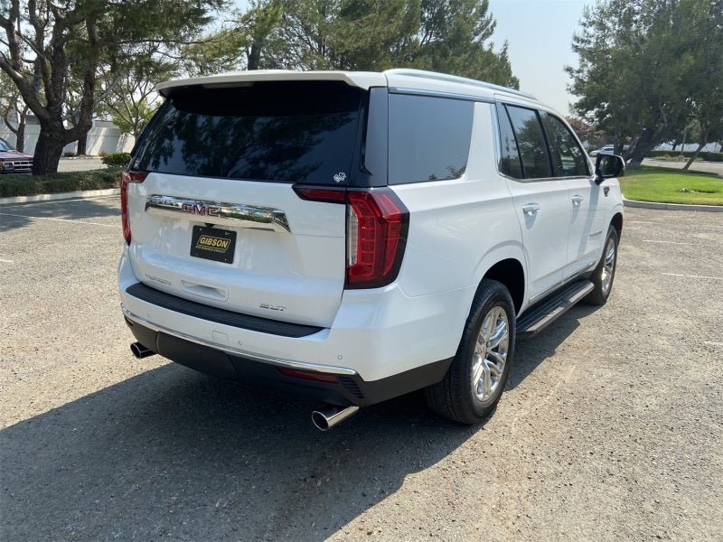 Gibson 2021+ Ford Bronco 4-DR 2.7L 4WD 2.5in Black Elite Cat-Back Dual Split Exhaust - Stainless - Crew Original