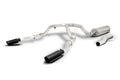 Gibson 21-22 Chevy Tahoe High Country 6.2L 4WD 2.5in Cat-Back Dual Split T409 SS Exhaust - Black - Crew Original