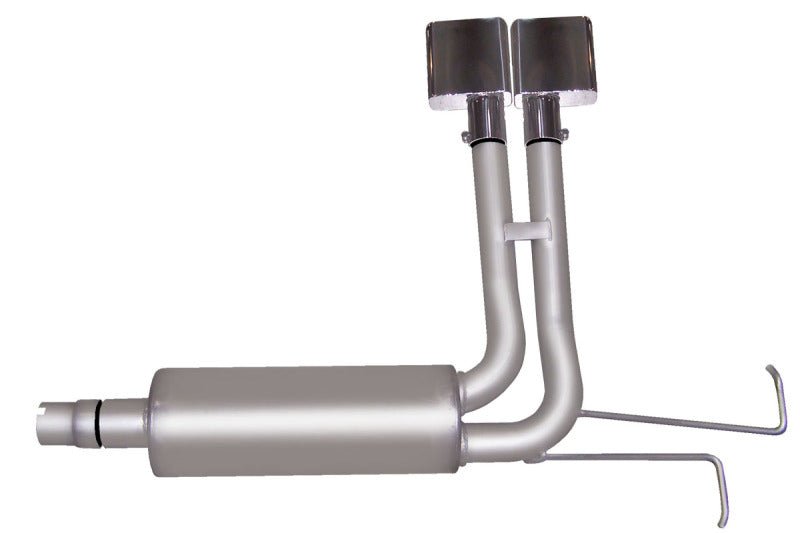 Gibson 94-96 Dodge Ram 1500 Base 3.9L 2.5in Cat-Back Super Truck Exhaust - Aluminized - Crew Original