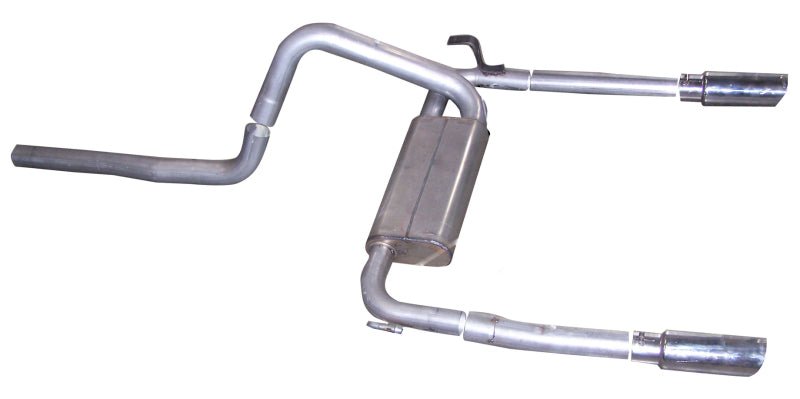 Gibson 98-02 Chevrolet Camaro Z28 5.7L 3in Cat-Back Dual Exhaust - Aluminized - Crew Original