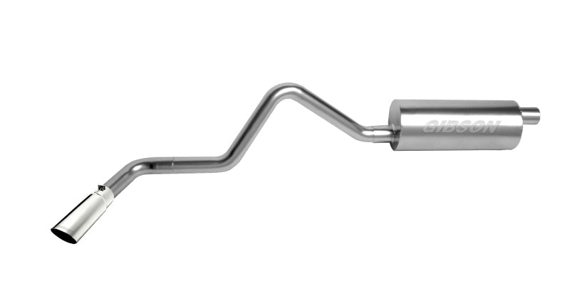 Gibson 99-04 Ford F-250 Super Duty Lariat 6.8L 3in Cat-Back Single Exhaust - Aluminized - Crew Original